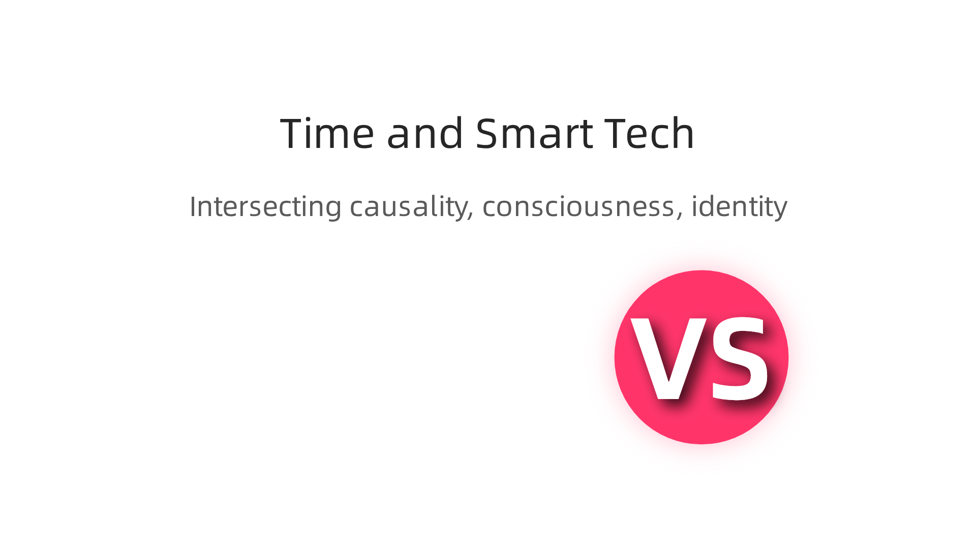 An infographic illustrating how temporal and smart technologies intersect to explore causality, consciousness, and identity in sci-fi narratives.