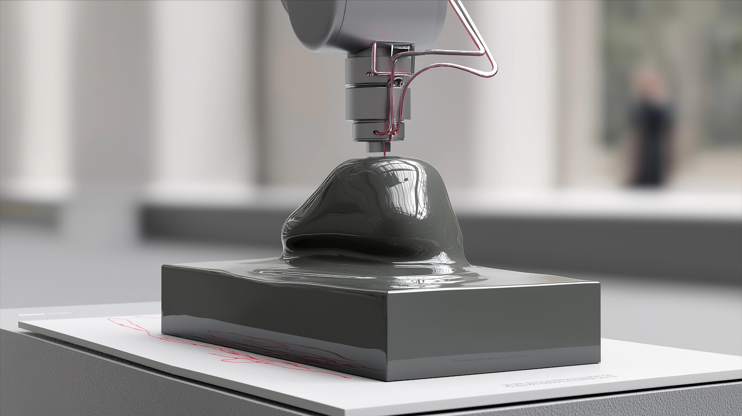 Tiny, futuristic machines actively reshaping matter or performing complex tasks, illustrating nanotechnology's role in sci-fi.