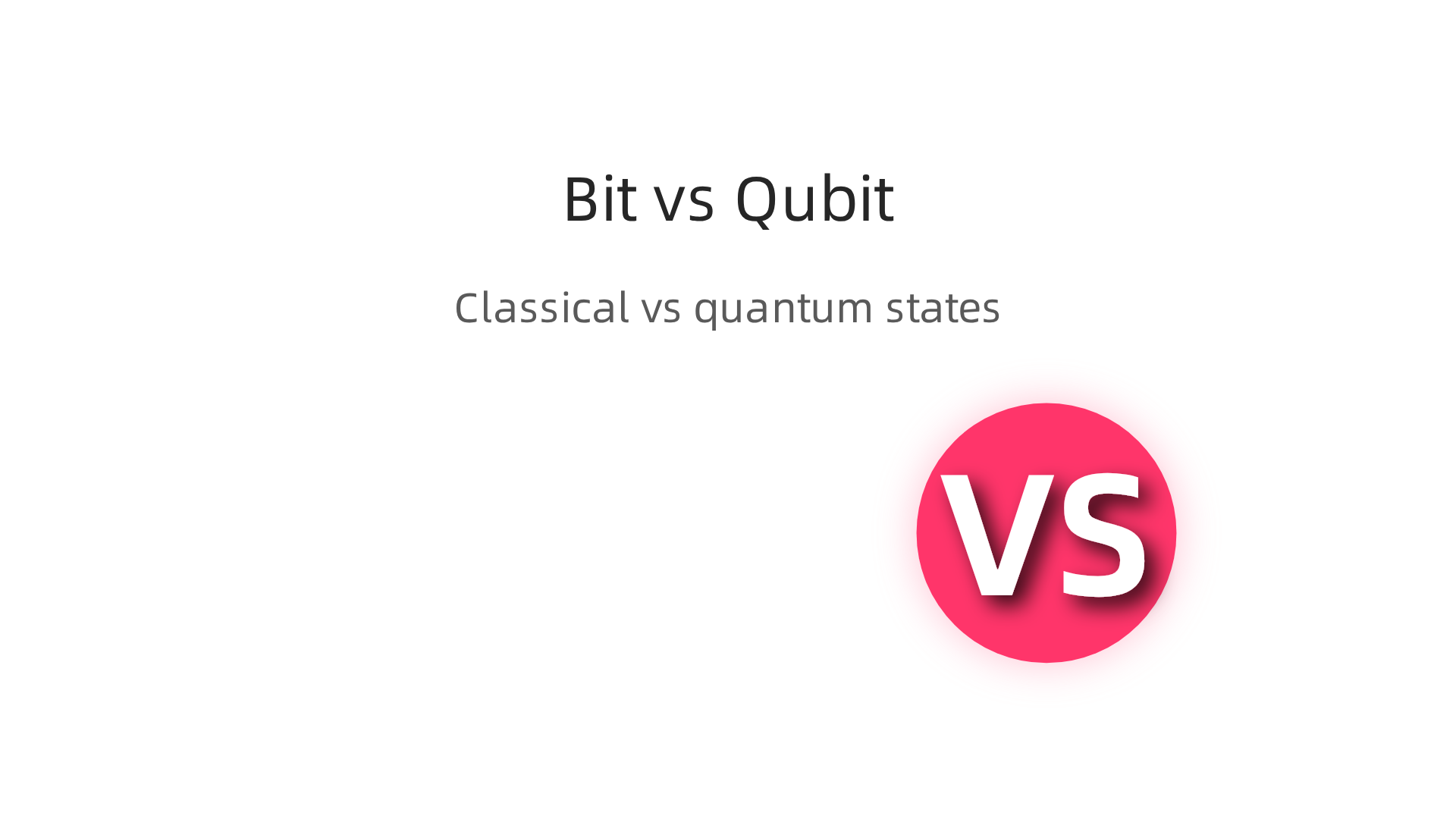 Understand the fundamental difference between classical bits and quantum bits (qubits) and their computational implications.